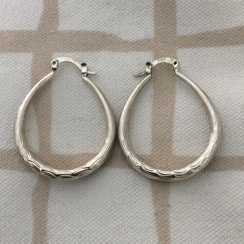 Sterling Silver Hoop Earrings